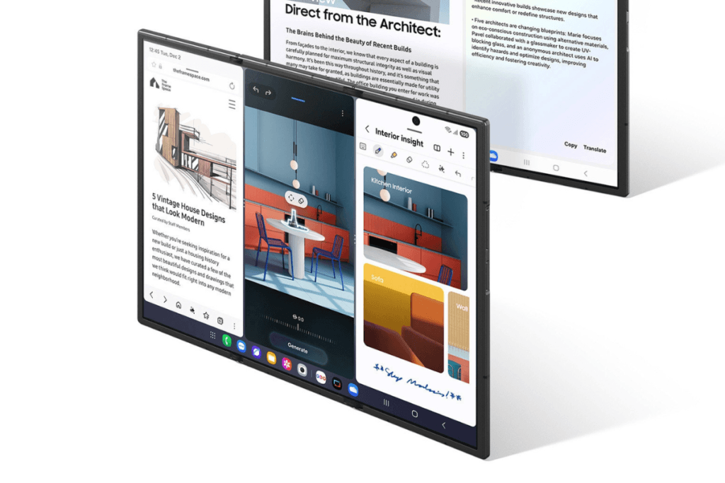 Samsung Galaxy Z Trifold Multitasking