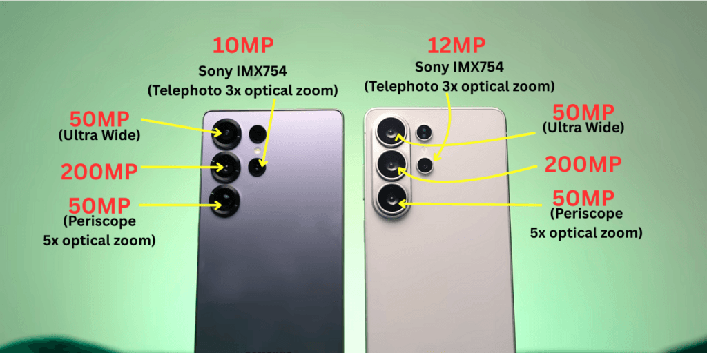 Samsung Galaxy S26 Ultra Camera Size